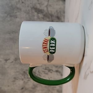 RARE Friends Green handle Central Perk Coffee Mug